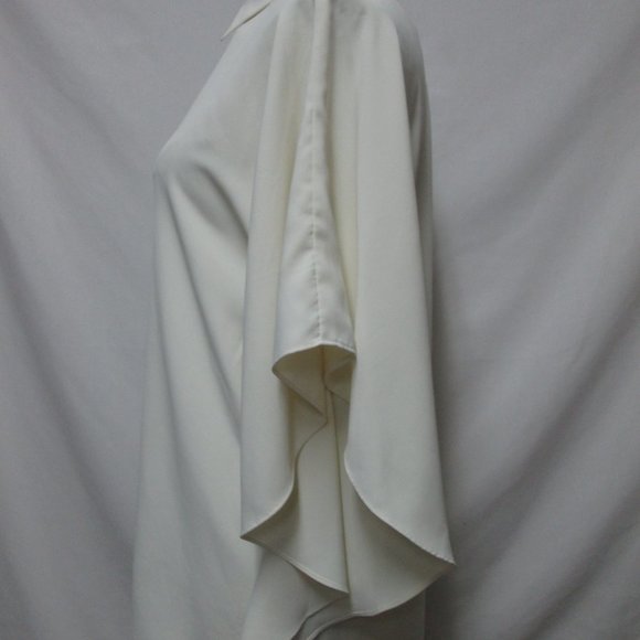 Lauren Ralph Lauren Blouse Flutter Sleeve Top Blouse NEW NWT Size Sz Medium Md M - Picture 6 of 14